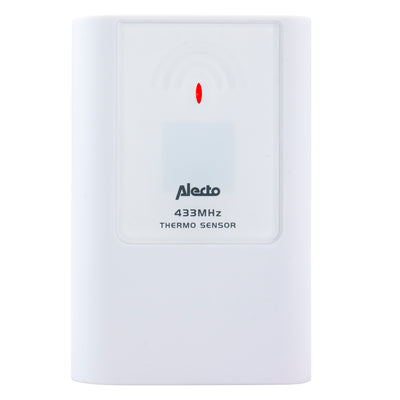 Alecto WS-2200WT - Weerstation met draadloze buitensensor, wit