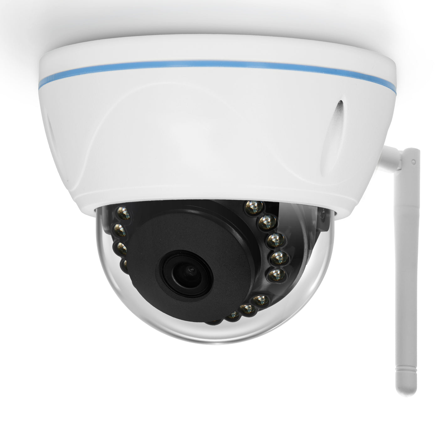 Alecto DVC136IP - Outdoor wifi dome camera - Wit