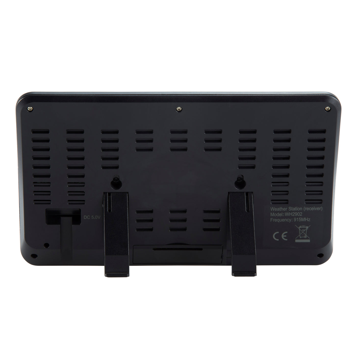 Alecto WS-5500 - Professioneel 8 in 1 wifi weerstation met app en draadloze buitensensor, zwart