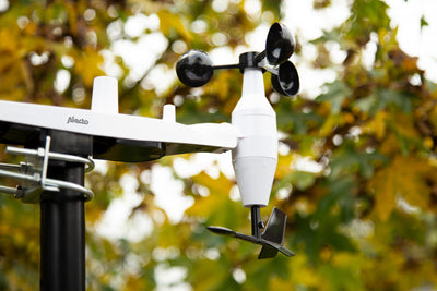 Alecto WS5200 - Professioneel 6 in 1 wifi weerstation met app en draadloze buitensensor, zwart