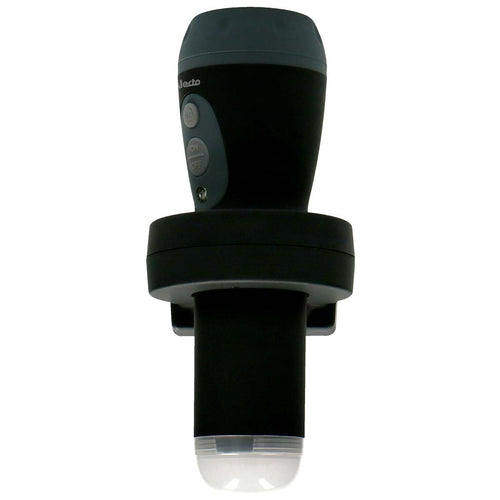 Alecto ATL-110ZT - Oplaadbare LED zaklamp / automatisch LED nachtlampje, zwart