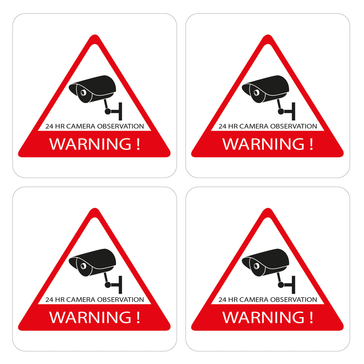 Alecto AWS-05 - Raamstickers camerabewaking, 5x