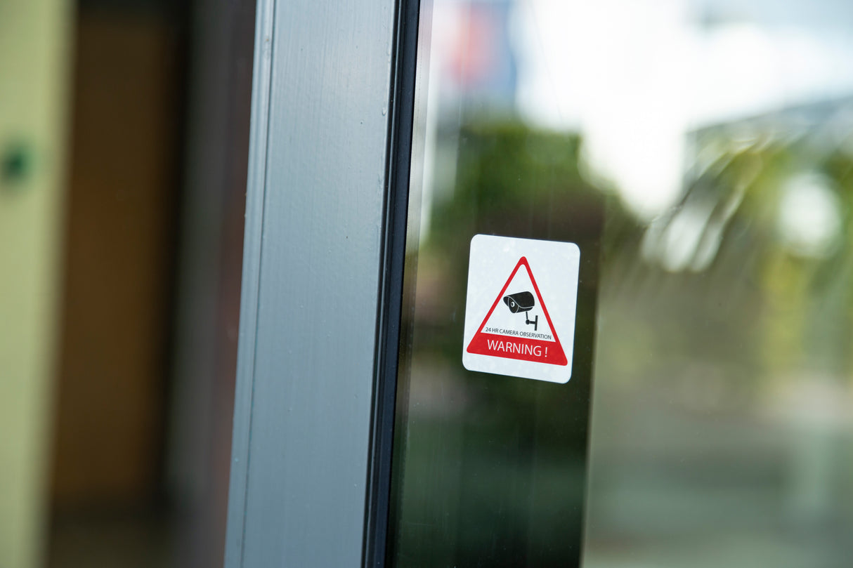 Alecto AWS-05 - Raamstickers camerabewaking, 5x