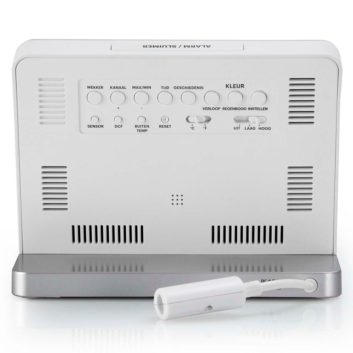 Buienradar BR-600 - Weerstation met draadloze buitensensor en groot duidelijk display