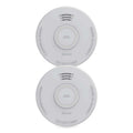 Alecto SD110 2X - Vrijstaand Rookalarm – 1 Jaar Batterij – Wit – 2 stuks