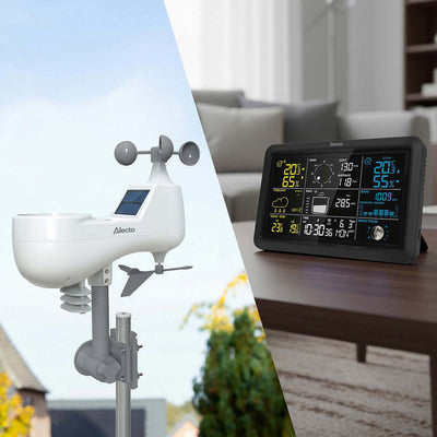 Alecto WS5100 - Professioneel 6-in-1 Wi-Fi weerstation met gratis SmartLife App