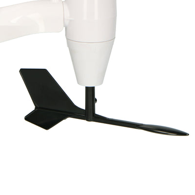 Alecto WS5200 - Professioneel 6 in 1 wifi weerstation met app en draadloze buitensensor, zwart