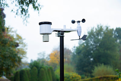 Alecto WS5200 - Professioneel 6 in 1 wifi weerstation met app en draadloze buitensensor, zwart