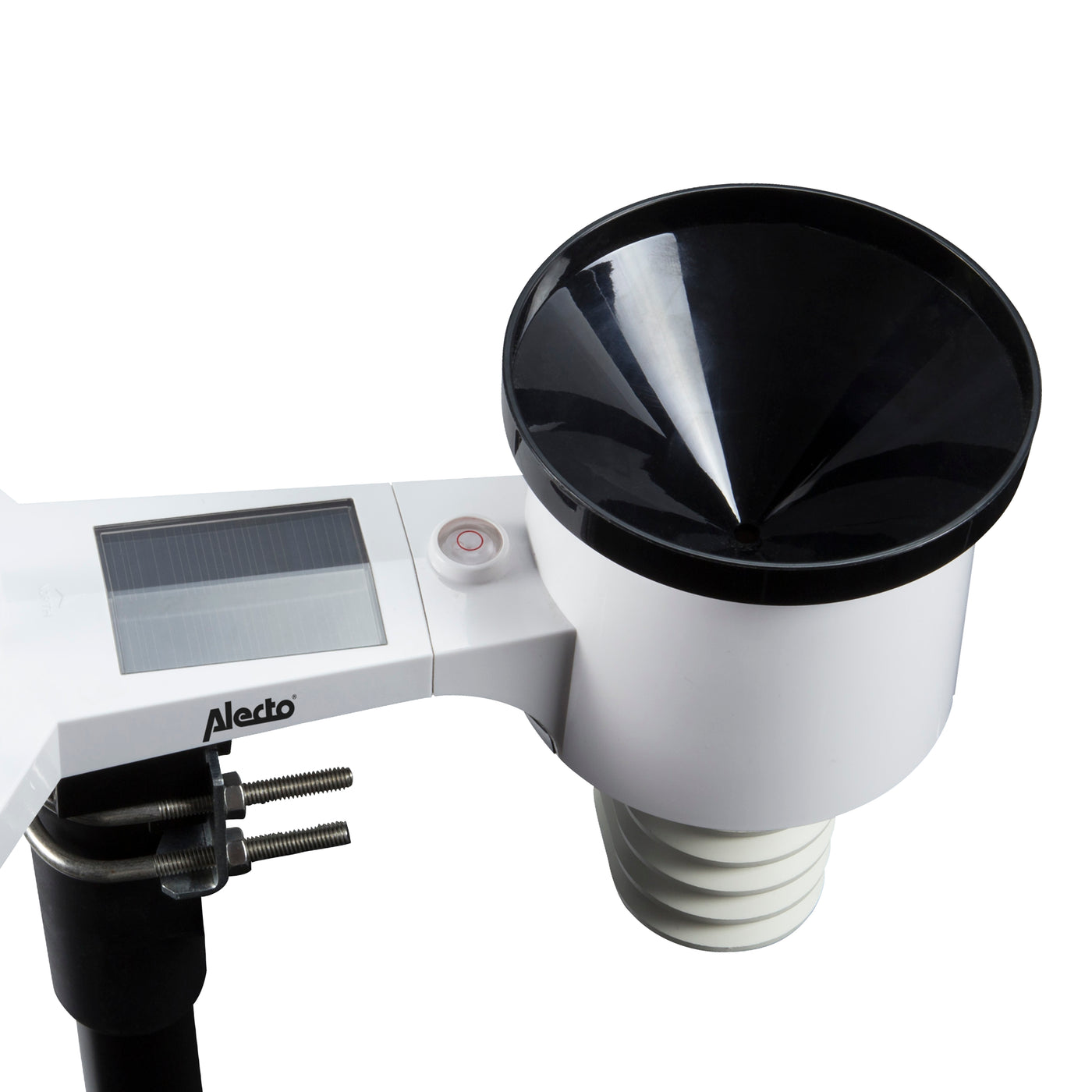 Alecto WS-5500 - Professioneel 8 in 1 wifi weerstation met app en draadloze buitensensor, zwart