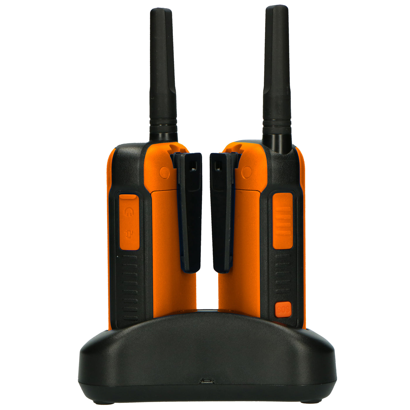 Alecto FR300OE - Robuuste walkie talkie, tot 10 kilometer bereik, oranje/zwart