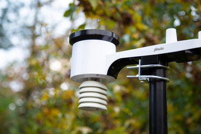 Alecto WS5200 - Professioneel 6 in 1 wifi weerstation met app en draadloze buitensensor, zwart