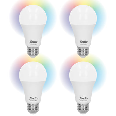 Alecto SMART-BULB10 4-PACK - Smart wifi LED lamp, 4 pack