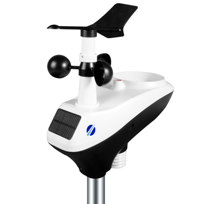 Buienradar BR-1800 - Professioneel weerstation met draadloze buitensensor, wit