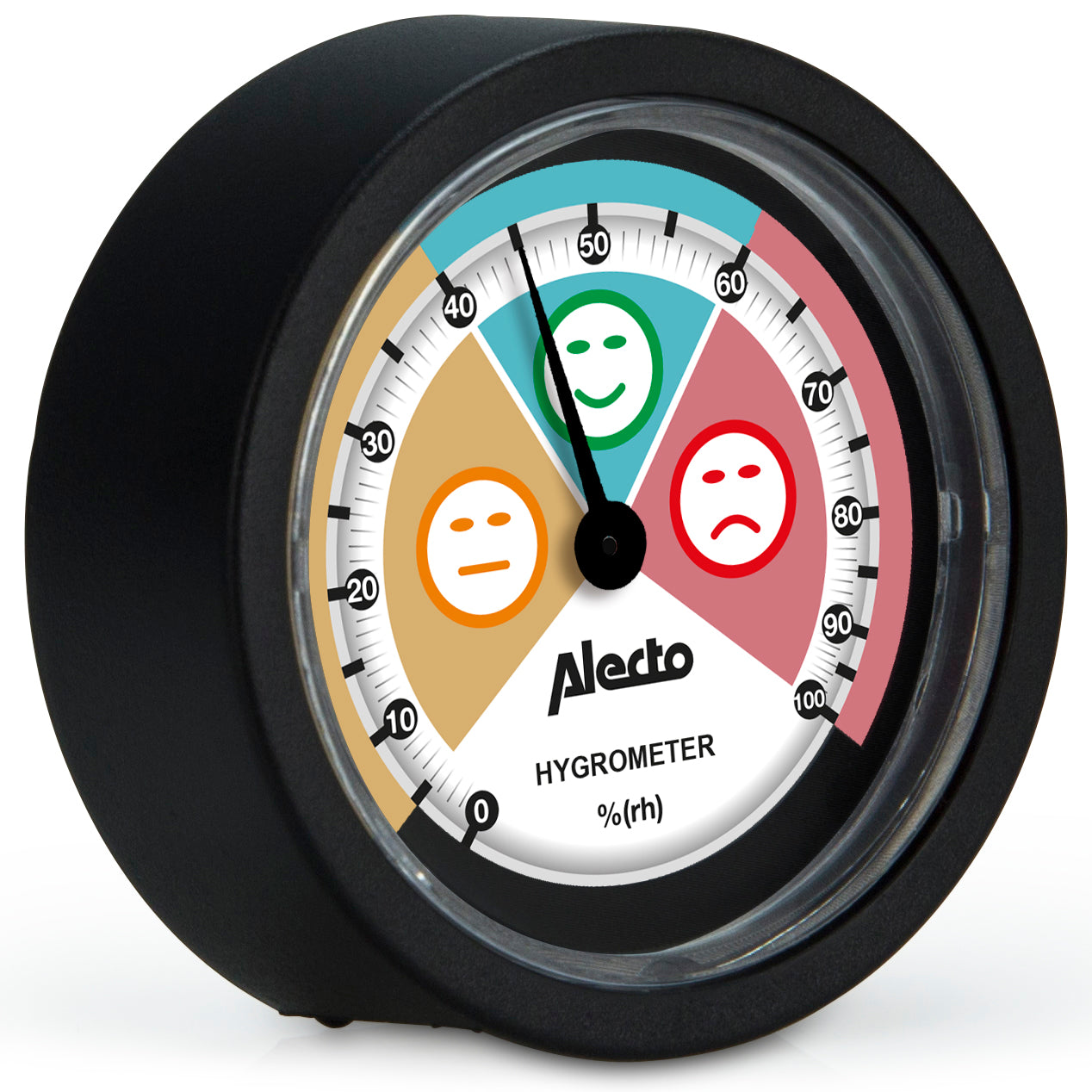 Alecto WS-05 - Analoge hygrometer, zwart