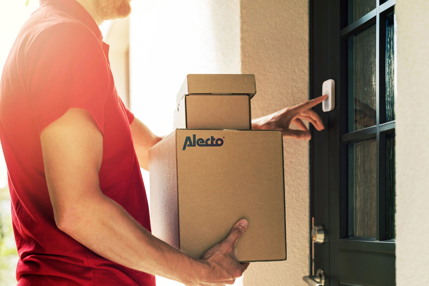Alecto ADB20 - Draadloze deurbel, wit