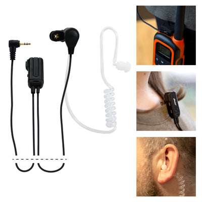 Alecto FRH-10 - Airtube headset walkie talkie, zwart