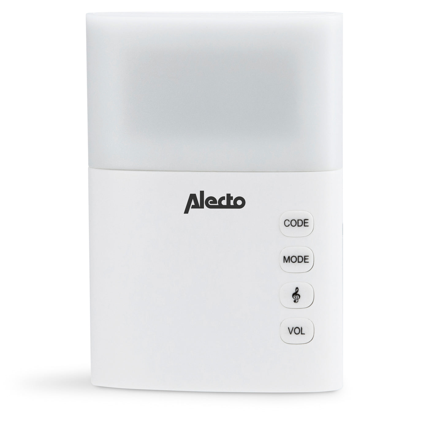 Alecto ADB-19 - Draadloze deurbel met flitslicht, wit