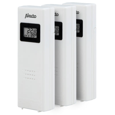 Alecto WS-1330 - Weerstation met 3 sensoren, wit