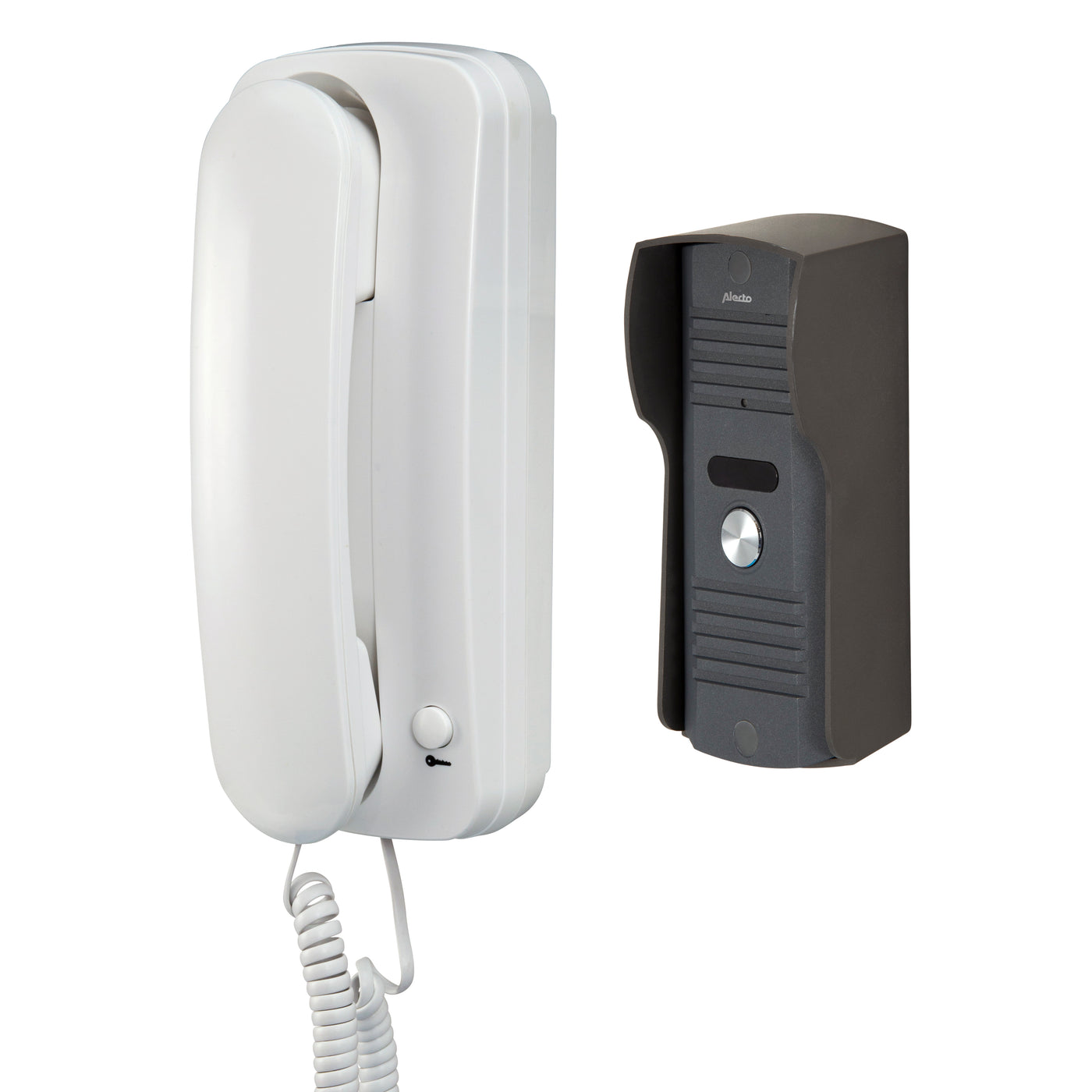 Alecto DP-60 - Audio deurintercom, wit/zwart