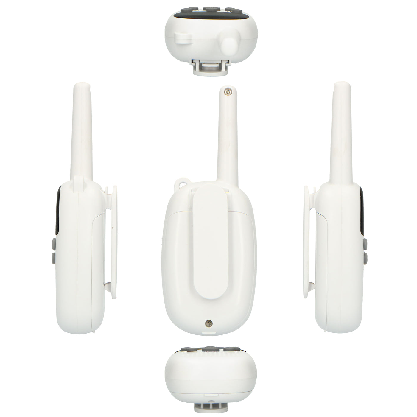 Alecto FR-09 - Set van twee walkie talkies voor kinderen -  3 km bereik, wit