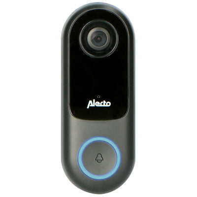 Alecto SMART-RING20 - Smart wifi deurbel met camera, aan domotica koppelbaar, zwart