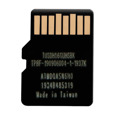 Alecto SD16 - SD kaart 16GB met SD adapter
